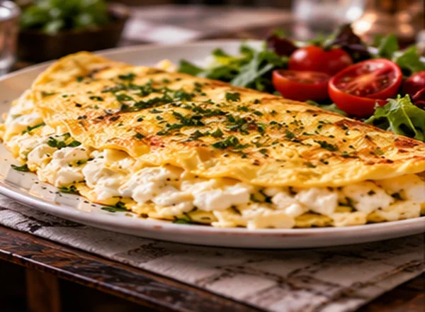 Beyaz Peynirli Omlet